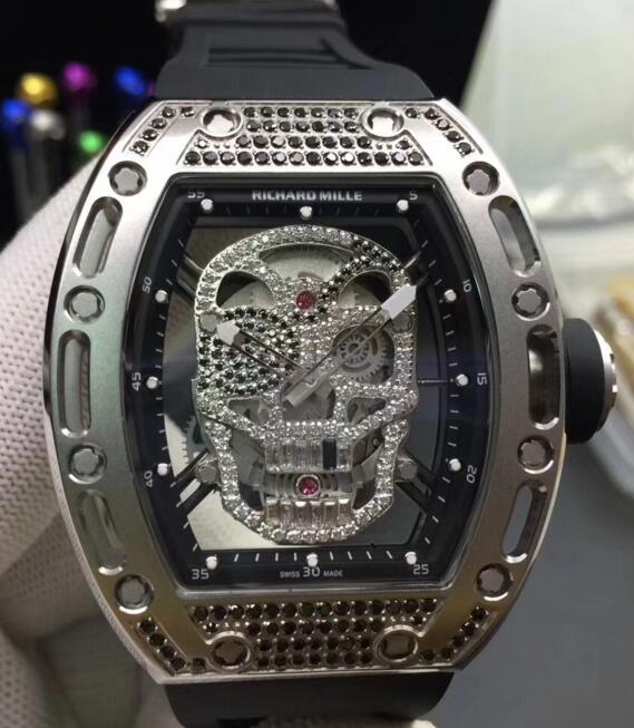 Review Replica Richard Miller RM052 Pirate skull watches prices